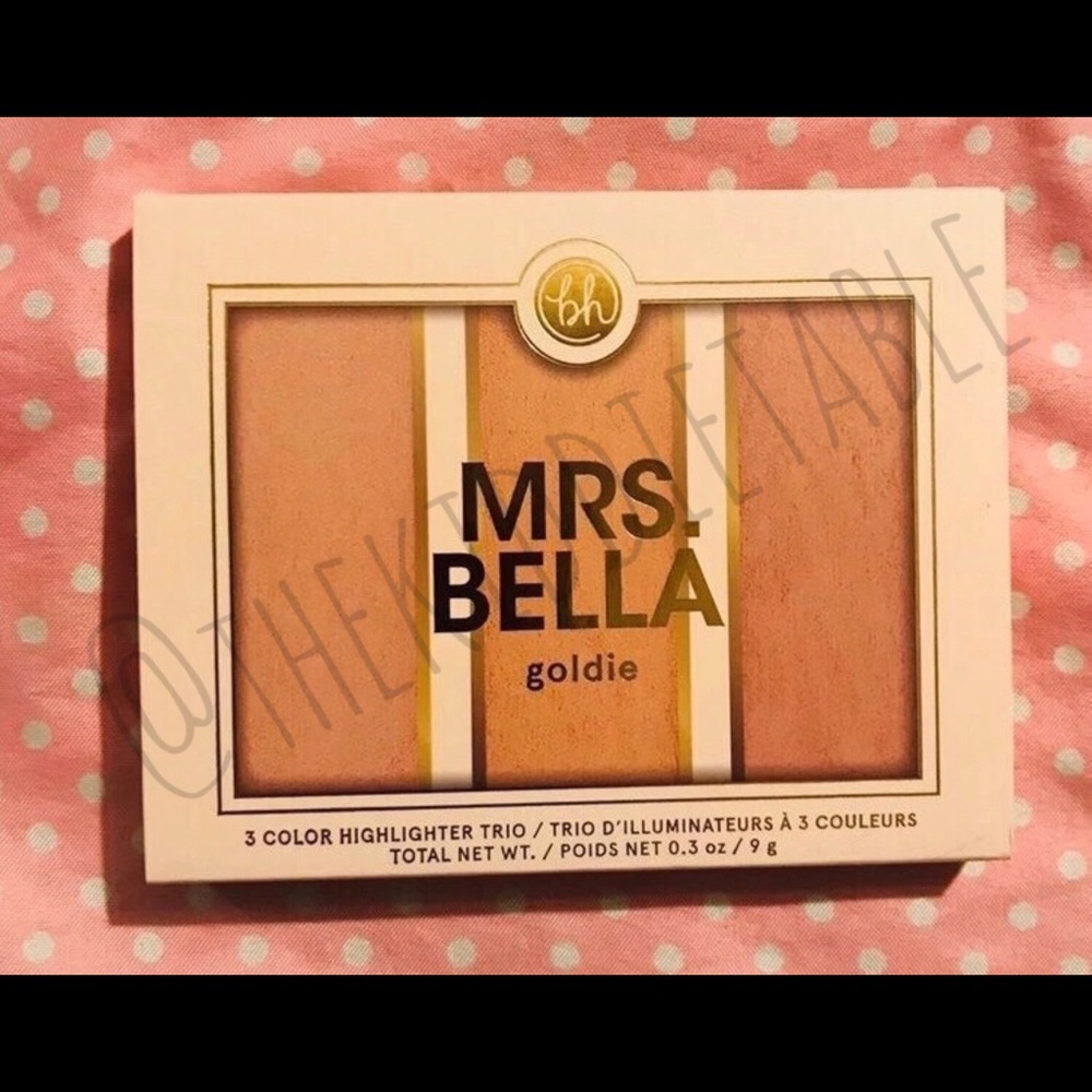 Mrs. Bella Goldie Highlighter Trio Palette - Picture 3 of 5